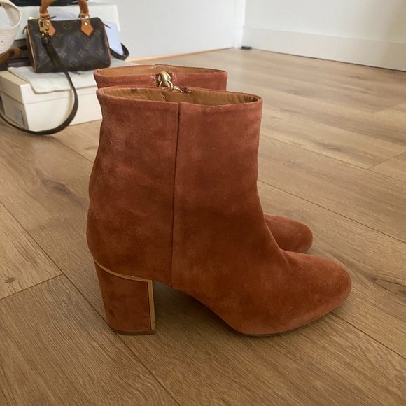 Sezane Lea Boots Blush Gold - Picture 3 of 9
